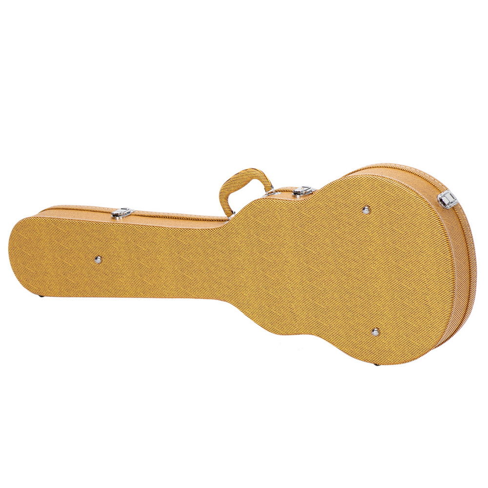 【Replace 27413300】 Hard-Shell Electric Guitar Case for GLP Style Electric Guitar Bulge Surface Yellow